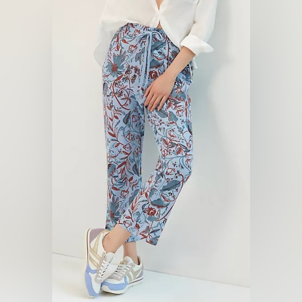 Anthro Daily Practice Kick Flare Lounge Trousers Boho printed Sweatpants Small